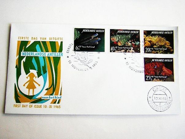 1965 Kinderzegels Ned Ant - (5635)